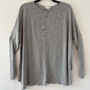 H&M Long Sleeve Grey Shirt - Medium